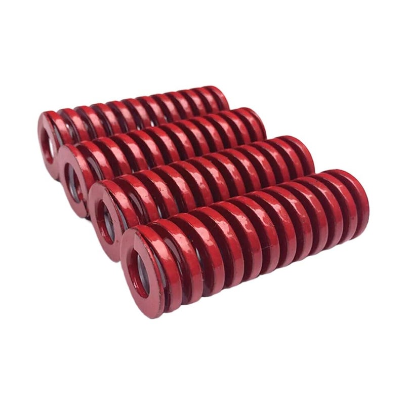Heavy Duty Compression Spring Red 16x8x45mm Stiff Die Spring for Heavy Load Applications - Image 1